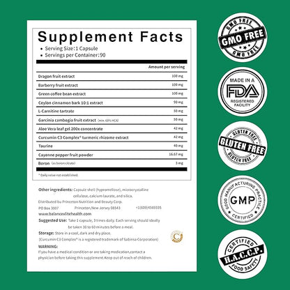 GLP-1 Supplement for Women and Men, GLP Activate Expert Formula, GLP1 Naturally Supplement for Hunger & Metabolic Support, Take 3 Times Daily, Before Meal (90 Capsules)