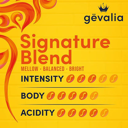 Gevalia Signature Blend Mild Light Roast K-Cup Coffee Pods (84 ct Box) (Pack of 2)