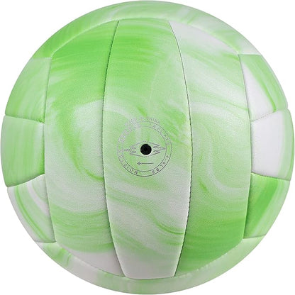 EVZOM Super Soft Volleyball Beach Volleyball Official Size 5 for Outdoor/Indoor/Pool/Gym/Training Premium Volleyballs Equipment Durability Stability Sports Ball