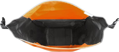 Ibera Panniers Bike Bags 30L (Pair) - Waterproof & with Quick Release/Clip-On System - Bike Saddle Bags For Rear Rack with Rain Cover & 19.8 lbs Capacity - Saddle Bag Bicycle Fits Most Racks (Orange)