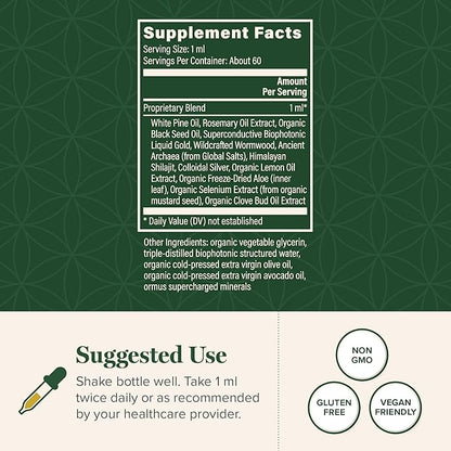 Global Healing Paratrex II - Advanced Detox Support - 2 Fl Oz