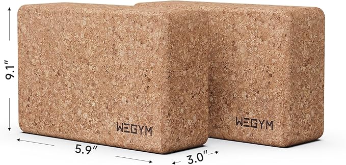 Yoga blocks with Anti-Slip, Comfortable Grip, Sturdy Sides for Secure Workouts at Home, for Yoga, and Pilate Training