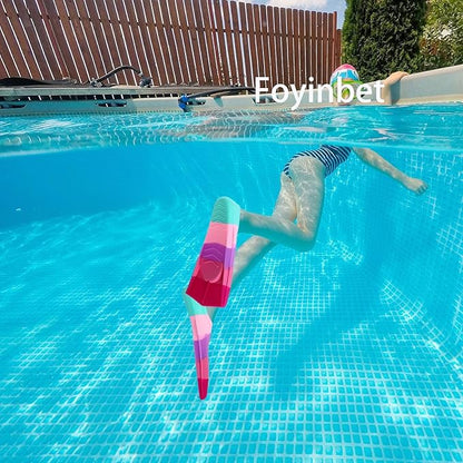 Kids Swim Fins,Short Kids Fins Youth Swimming Flippers for Lap Swimming Training for Children Girls Boys Beginners