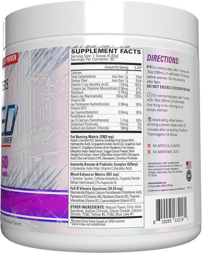 EHP Labs x Ghostbusters OxyShred Pre Workout Powder Supplement - Preworkout Powder with Acetyl L Carnitine, Energy Boost Drink - Ecto Freeze, 60 Servings