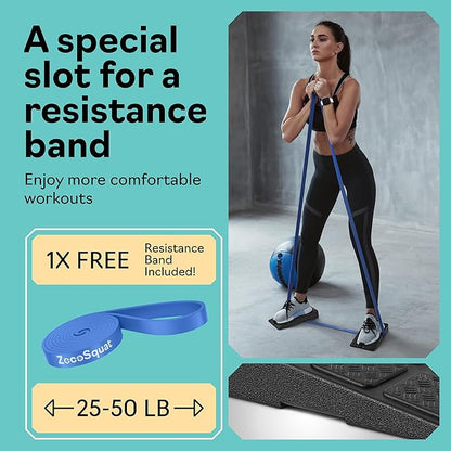 Squat Wedge - Squat Wedge Block 520 LBS Weight Capacity - Slant Board for Calf Stretching - Calf Stretcher Slant Board - yoga blocks