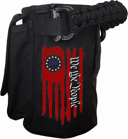 Iron InfideI Battle Bottle Sleeve - 64 oz and 32 oz Water Bottle Sleeve Only for Half Gallon 1L Steel Water Bottle | Rugged Cover with Molle for Versatile Design with Storage for Phone, Wallet & Keys