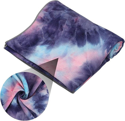 Yoga Towels , Non Slip Hot Yoga Towel Skidless Waffle Texture, 100% Absorbent Odorless Microfiber Yoga Blanket, Standard Sized 24 inchx1