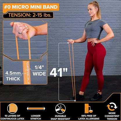 SERIOUS STEEL FITNESS Assisted 41" Pull-Up Band, Resistance & Stretch, Powerlifting & Pull-up Assist Loop (Single Band)