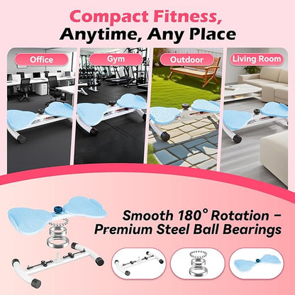 EPHESPORT Waist Twisting Machine, Ab Twister for Home Workout, Twister Board for Exercise, Full Body Slimming & Core Training, Twist Machine for Weight Loss, Compact Home Exercise Equipment