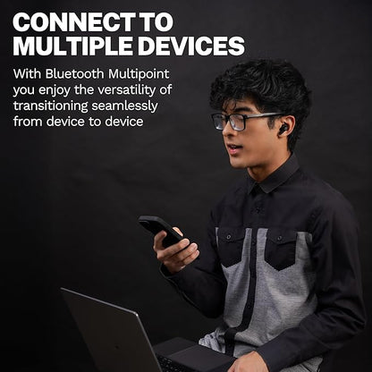 JLab Go Pods ANC True Wireless Bluetooth Earbuds & Charging Case, Hybrid Active Noise canceling + Be Aware for Safe Listening, 26+ Hours Total Playtime, Clear Calls, Custom Sound via App, Black