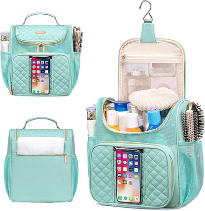 Large Toiletry Bag for Women Men,Portable Shower Caddy For College Dorms,Gym Shower Bag for Women, Quick Dry Hanging Toiletry Bag Bathroom Accessories Bag for Traveling, Camping Essentials