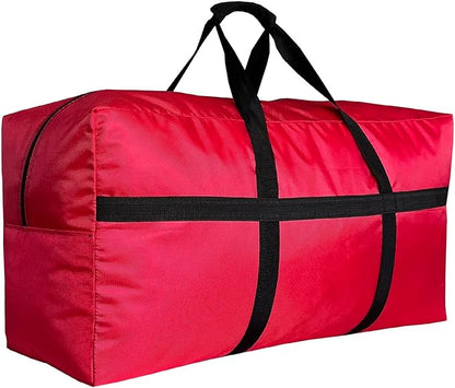 Extra Large Duffle Bag for Travel, Big Foldable Storage Bag - Red