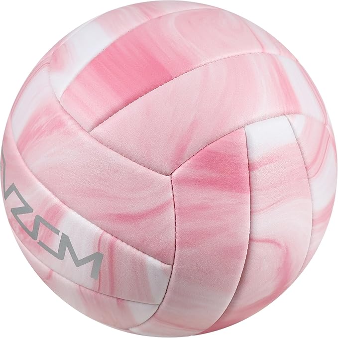 EVZOM Super Soft Volleyball Beach Volleyball Official Size 5 for Outdoor/Indoor/Pool/Gym/Training Premium Volleyballs Equipment Durability Stability Sports Ball
