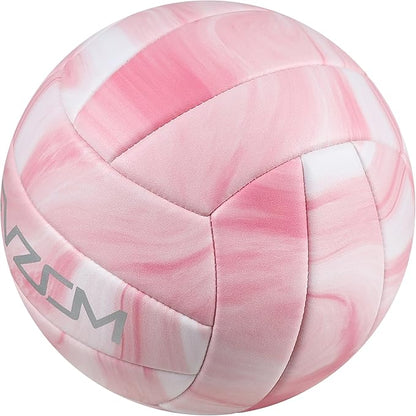 EVZOM Super Soft Volleyball Beach Volleyball Official Size 5 for Outdoor/Indoor/Pool/Gym/Training Premium Volleyballs Equipment Durability Stability Sports Ball
