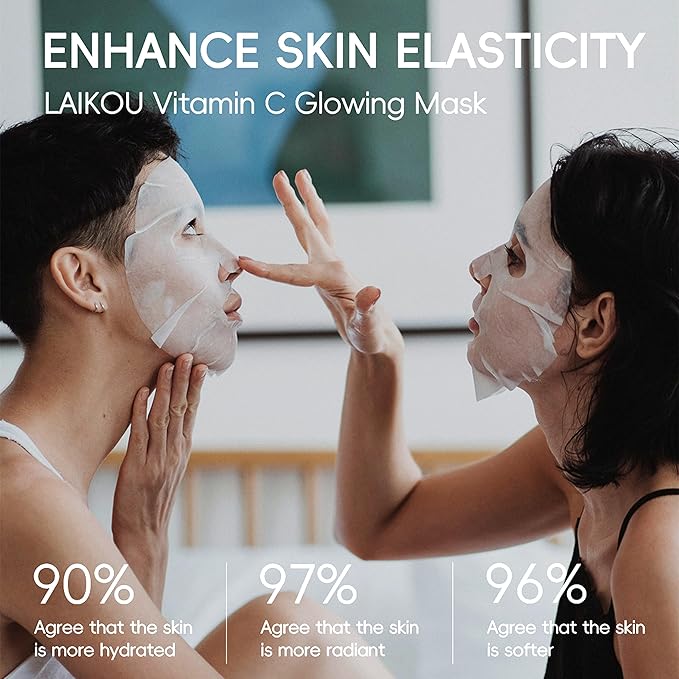 12 Pack Collagen Face Masks Skincare Bulk,Hydrating Spa Face Mask for Sensitive Skin,Sheet Mask for Skin Care, Facial Mask Sets Gifts for Women/Teen Girls/Kids