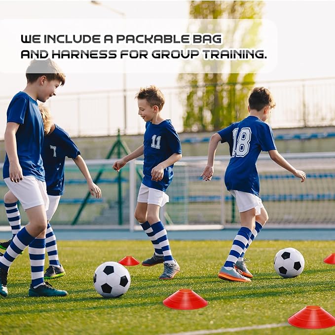 100 Pcs Soccer Training Cones Kit Field Pro
