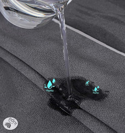 IUGA Yoga Towel for Hot Yoga Non Slip Extra Thick Yoga Mat Towel + Hand Towel 2in1 Set with Corner Pockets Super Absorbent and Quick Dry Hot Yoga Towel