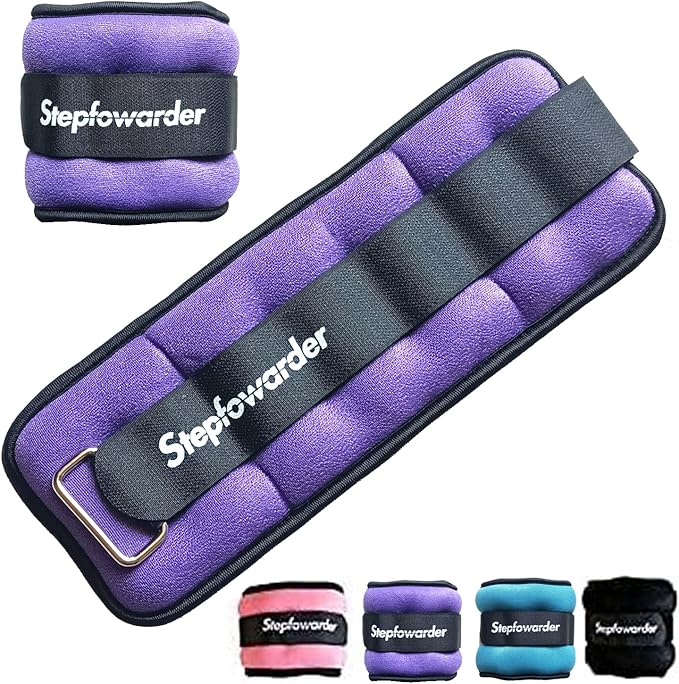 1-4 Lbs Ankle Weights Pair Set with Adjustable