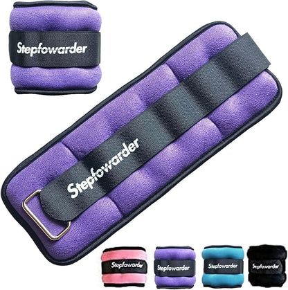 1-4 Lbs Ankle Weights Pair Set with Adjustable