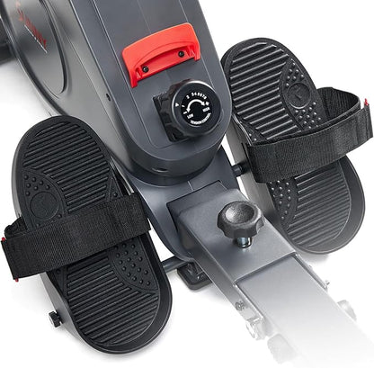 Sunny Health & Fitness Flip & Foldable Rowing Machine for Home w/Extended Slide Rail, Full-Body Workout, Low-Impact, Optional Extra Long Rail, Quiet Rail Cover, Water Motion and Free SunnyFit App