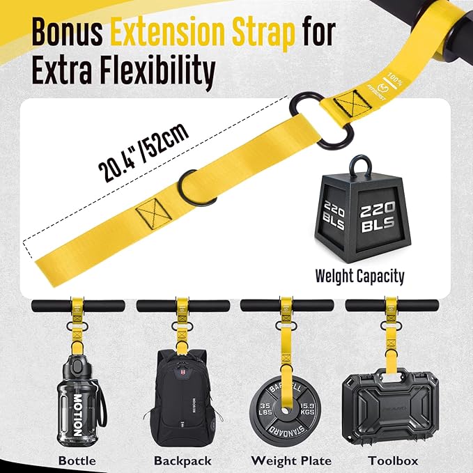 FitBeast Forearm Strengthener & Forearm Exerciser, Wrist Roller with Thicker Handle, Forearm Strength Trainer with Adjustable Strap - Ideal for Grip Strength, Muscle Building, Rehabilitation