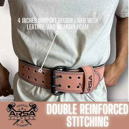 Leather Weightlifting Belt for Powerlifting