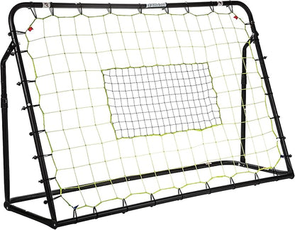 Franklin Sports Soccer Rebounder - Tournament Steel Rebounding Net - Perfect for Backyard Practice and Training - 12' x 6' & 6' x 4'