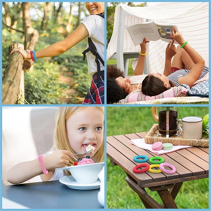 15 Pack Mosquito Repellent Bracelets