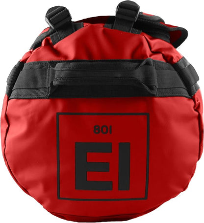 Element Equipment Trailhead Duffel Bag Shoulder Straps Waterproof Red Medium
