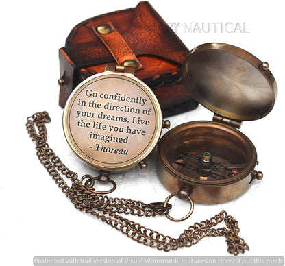 '-Thoreau's Go Confidently Graduation Gift for him