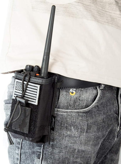 2 Pack Tactical Radio Holder Radio Case Molle 3 Pack