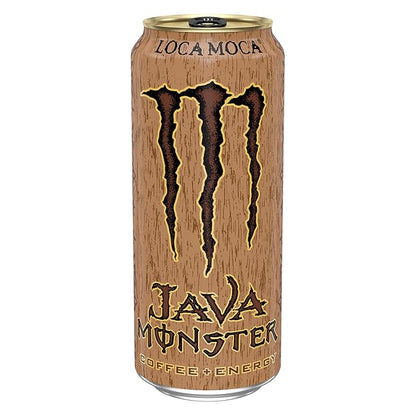 Java Monster Loca Moca, Coffee + Energy Drink, 15 Ounce (Pack of 12)