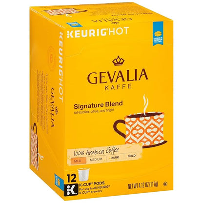 Gevalia Cappuccino Keurig K Cup Pods with Froth Packets 5.98oz (24 Count, 4 Boxes)