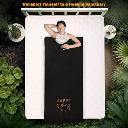 Far Infrared Sauna Blanket for Home, Portable Infrared Sauna Blanket for Therapy, Sauna Blanket for Detox, Suitable for Relaxation and Exercise Recovery, Very Low EMF