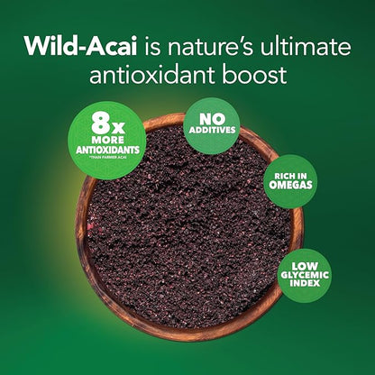 It’s Good Energy Organic Amazonian Wild Acaí Powder | Freeze-Dried | 8x More Antioxidants, Rich in Omega 3-6-9 | Non-GMO, Gluten-Free, Keto | No Sugar | Great for Smoothies & Drinks