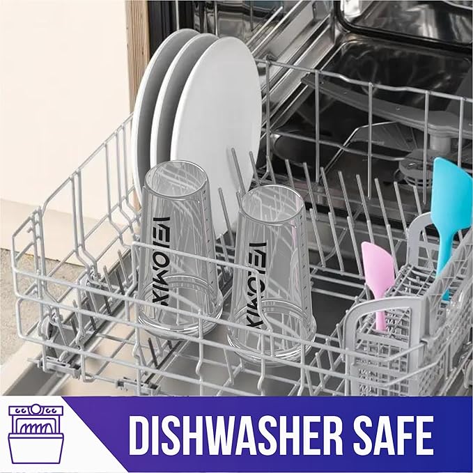 '-2 Pack- 28 oz Protein Shaker Bottles for Protein Mixes - 2x Wire Whisk | Leak Proof Shaker Cups for Protein Shakes | Protein Shaker Bottle Pack | Shakers for Protein Shakes - 2xTransparent