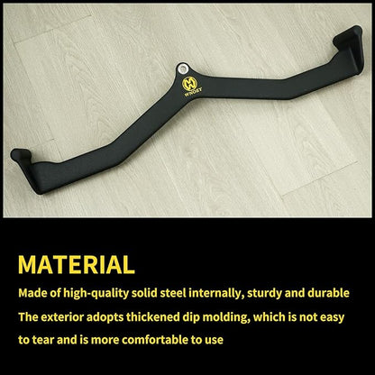 LAT Pulldown Attachment,Back Tricep Bar Strength Training,Handle Grips Lat Pull Down Bar Press Down Exercises,Cable Machine Accessories, Cable Back Attachments for Home Gym