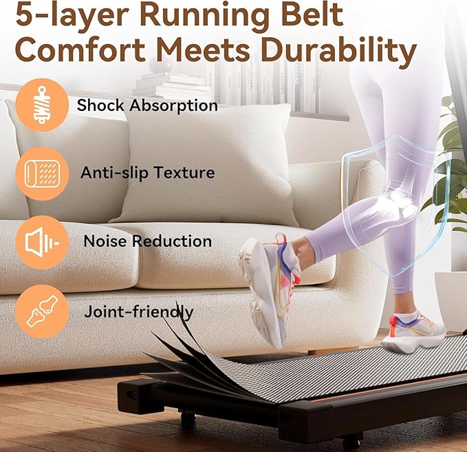 Treadmills for Home, 4-in-1 Foldable Treadmill with Incline, 300 LBS Capacity Running Treadmills for Home Small Spaces with Handles, 3.0 HP Folding Treadmill with Smart APP