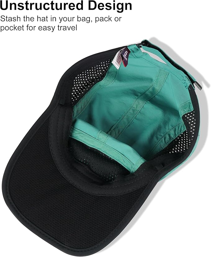 GADIEMKENSD Mens Folding Outdoor Hat Long Brim UPF 50+ Sun Protection