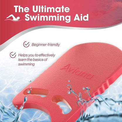 Kickboard Adult & Youth Swim Buoy Aid Leg Kick Exercise Training Float for Swimming Pool or Open Water Foam Equipment | High Buoyancy | Non-Slip | EVA Material & BPA Free