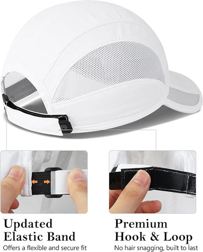 GADIEMKENSD Quick Dry Run Hat Cooling Breathable Mesh