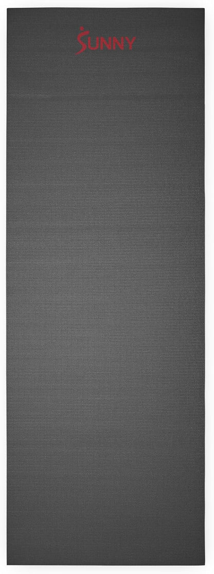 Sunny Health & Fitness Non-Slip Yoga Mat – Durable, Anti-Tear, Lightweight, Cushioned Support for Yoga, Pilates, Stretching Exercises, Meditation and Floor Workouts | Multiple Sizes & Colors