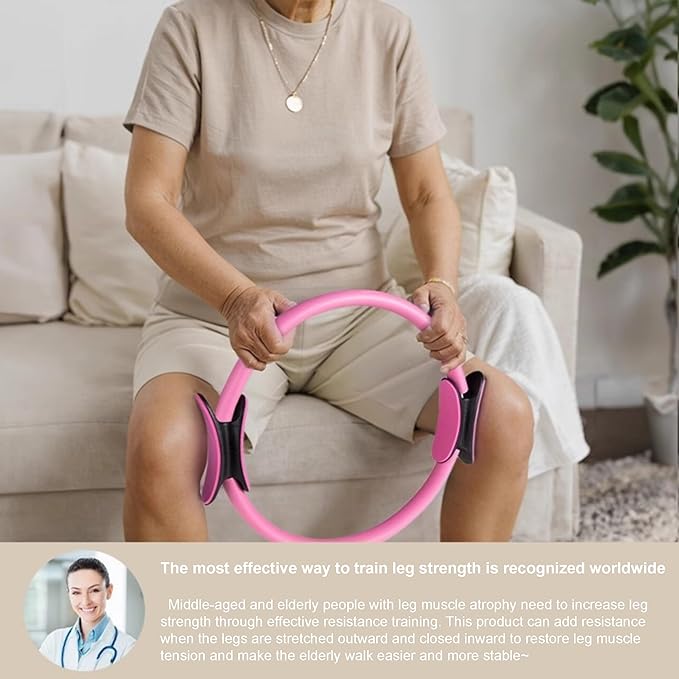 10 pcs Recovery-Boosting Pilates Ring Circle - 15