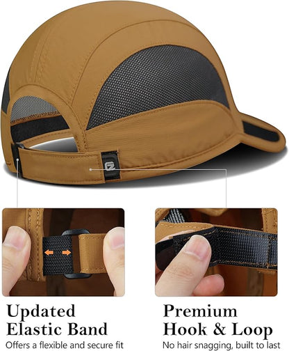 GADIEMKENSD Quick Dry Run Hat Cooling Breathable Mesh