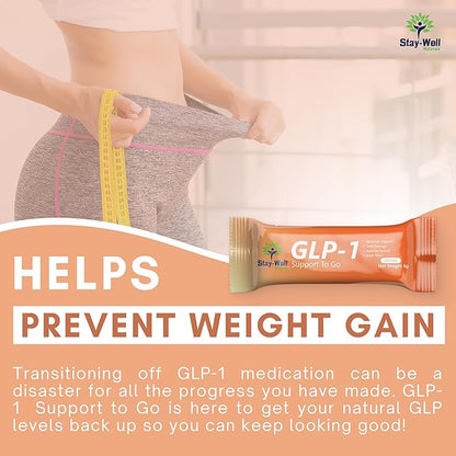 GLP-1 Supplement | Natural GLP-1 Production | GLP 1 Booster Drink Mix to Control Appetite and Cravings | Great Tasting Metabolic Support - Yerba Mate, Garcinia Cambogia, Berberine [Peach]