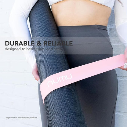 Numu Yoga Mat Strap Slap Band - Easy Snap On to Keep Exercise Mat Tightly Rolled and Secured for Yoga Mat Storage and Travel