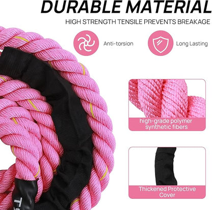 Weighted Jump Rope for Fitness – Heavy Skipping Rope for Women & Adults, Ideal for Home Gym Workouts, Strength Training, Weight Loss, and Boxing