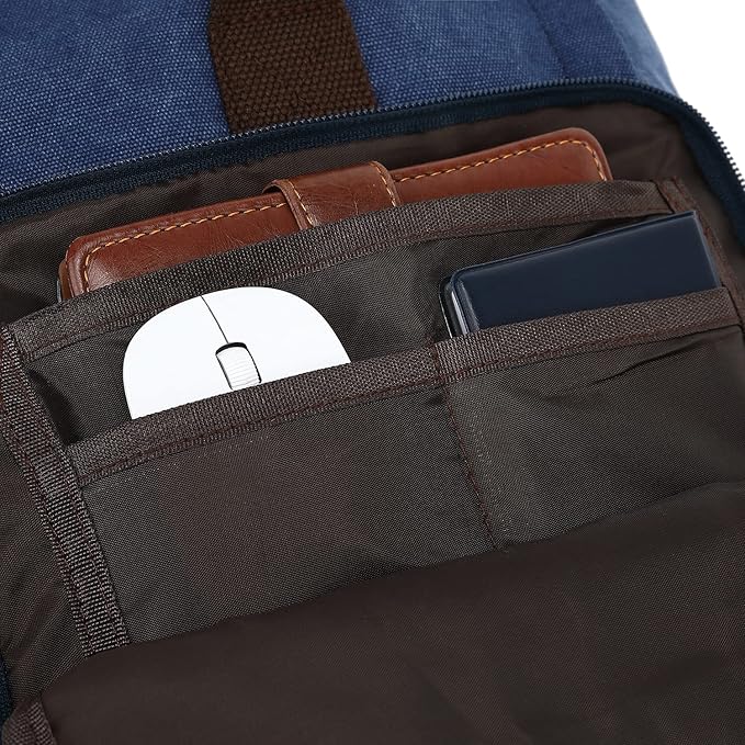 Kalesi Gym Duffle Bag Backpack 4-Way Vintage canvas with Shoes Compartment for travel Sport Hiking laptop (Vintage blue)