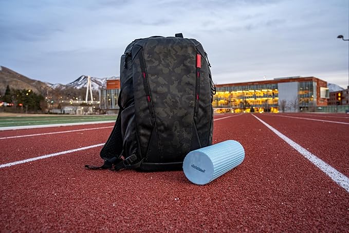 11.8 Inch Medium Density Foam Massage Roller - Light Blue Trigger Point Massage Roller for Deep Tissue Excercise, Massage and Recovery by GolgiStim