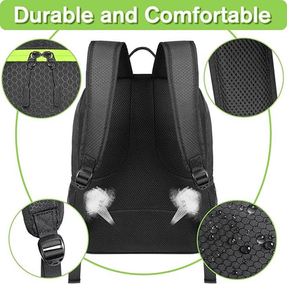 YOREPEK Soccer Backpack,Soccer Bag with Ball Holder, Water resistant Sport Equipment Bags Fit Basketball Volleyball Football